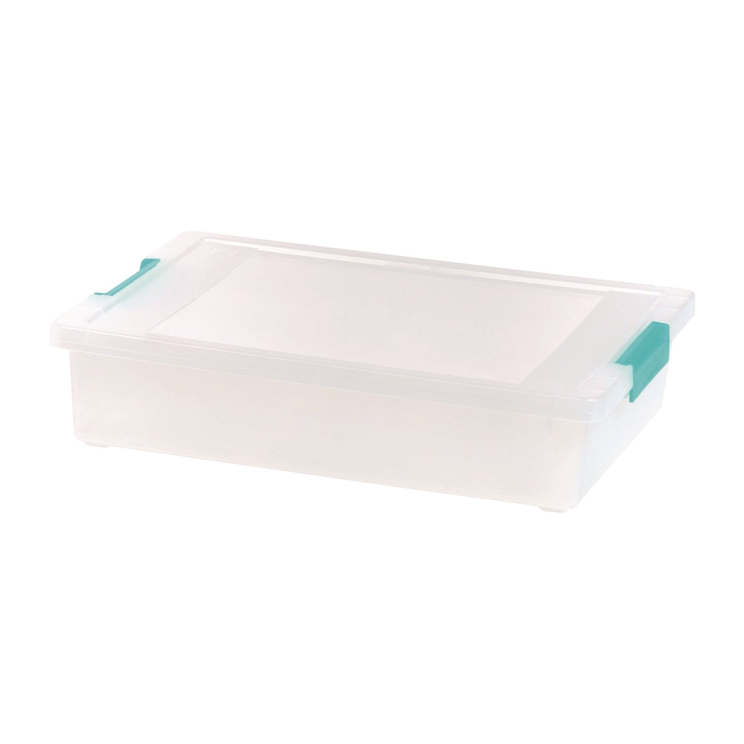 iris-latch-lid-storage-box-2-3-gal-14-x-11-x-3-5-clear-bin-seafoam-latches-irs301158_1